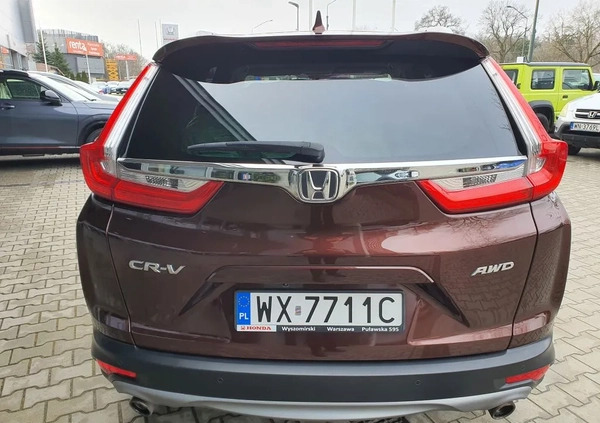 Honda CR-V cena 135900 przebieg: 60150, rok produkcji 2019 z Tarnogród małe 596